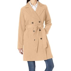 Trench Coat by Amazon Essentials Women's Water-Resistant Trench New Small